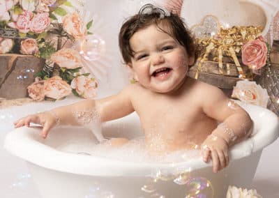smiling baby girl