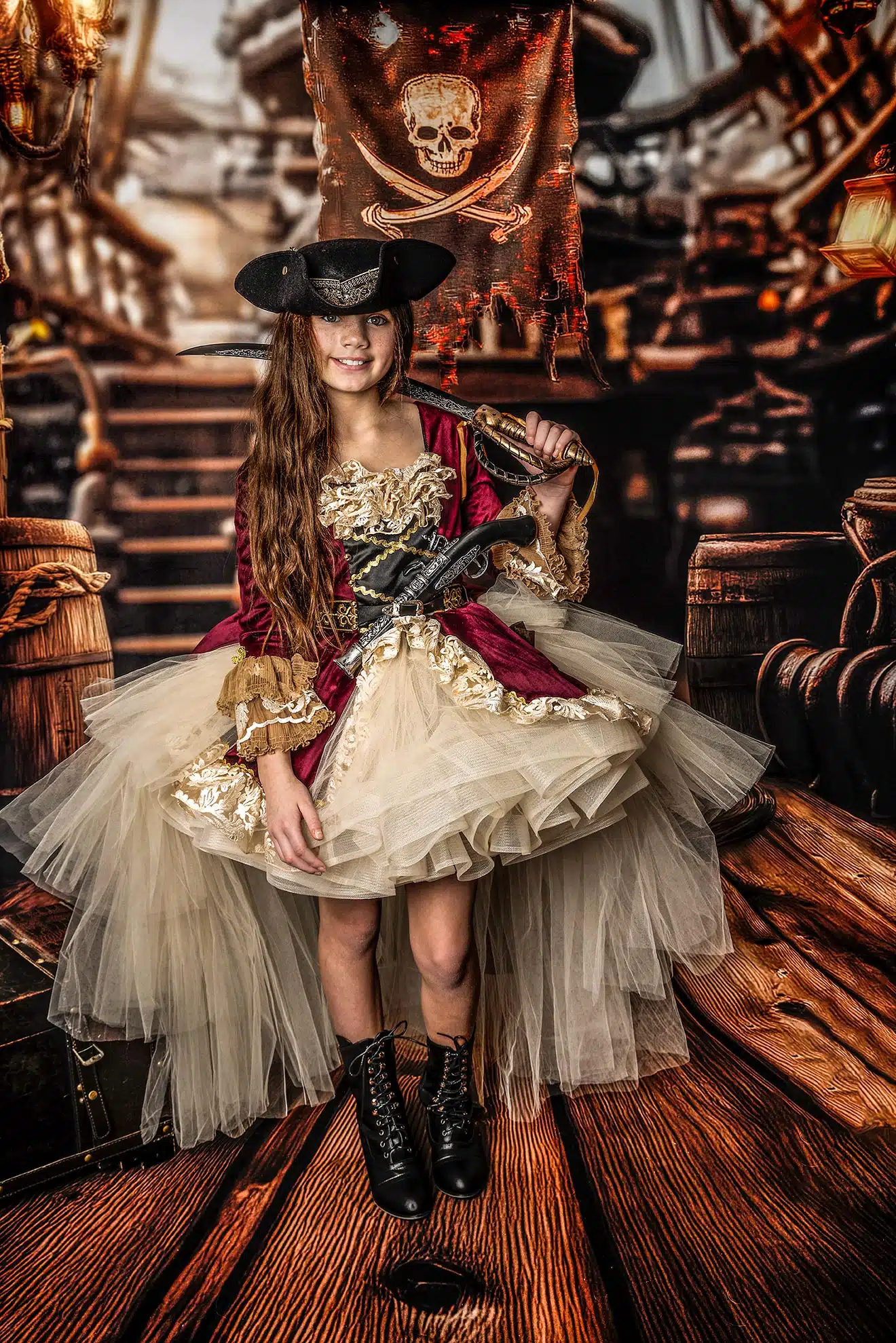 pirate on the high seas