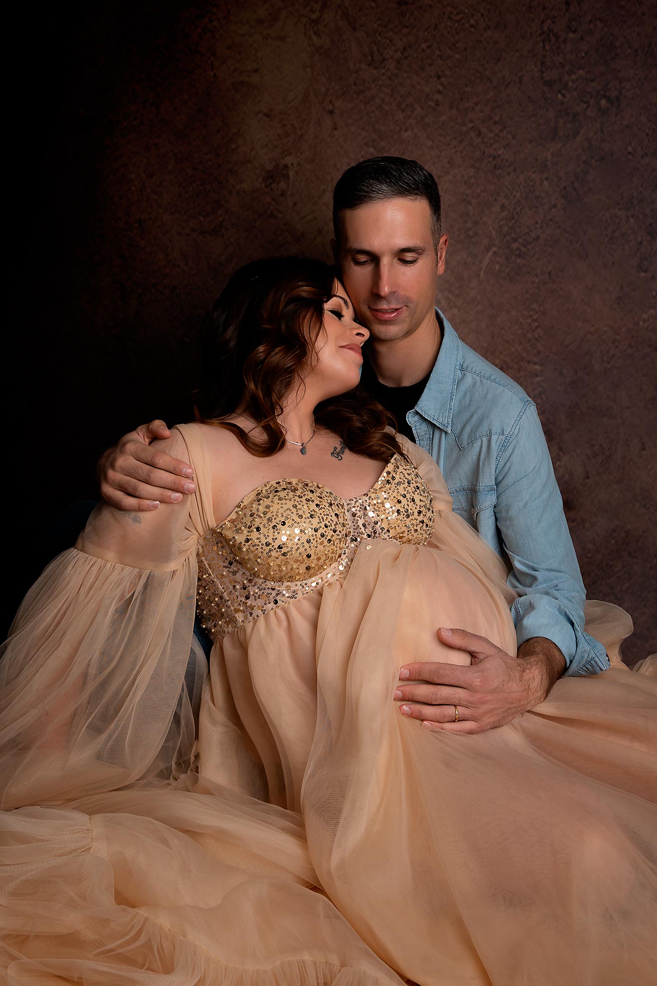 couples maternity session in Leeds