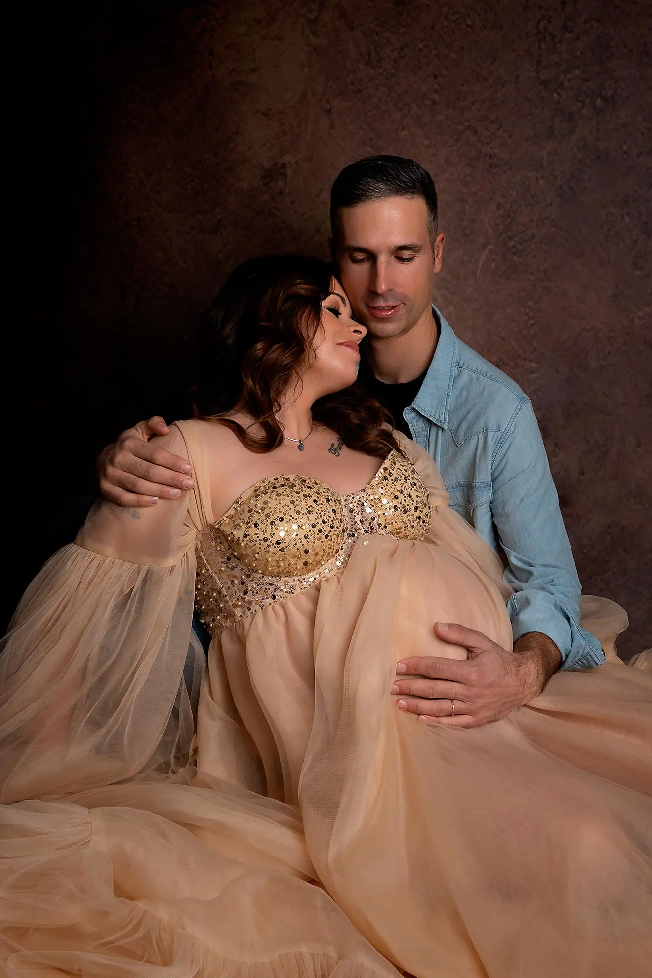 couples maternity session in Leeds