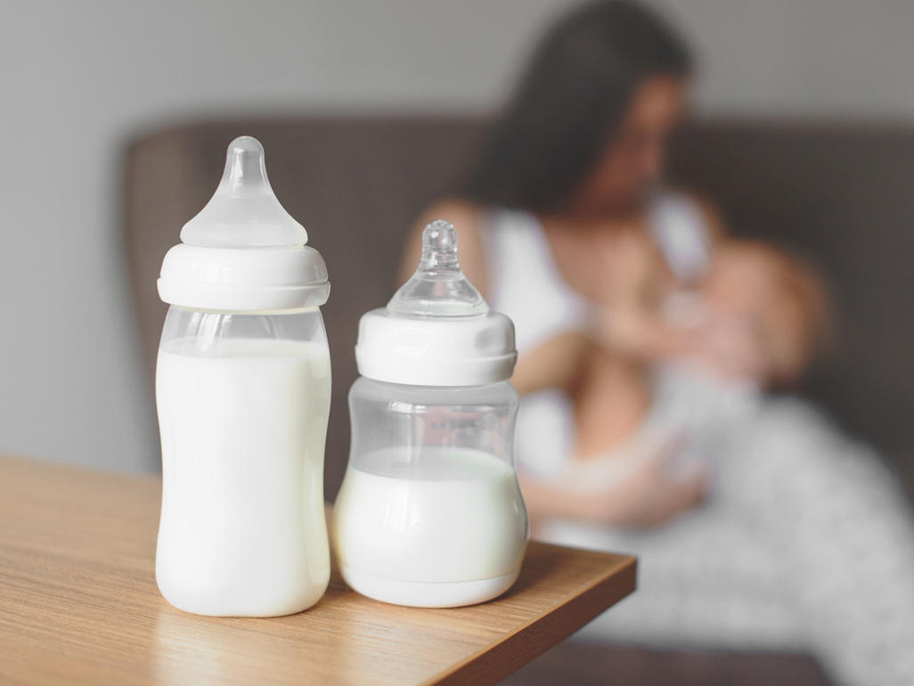 breast v bottle